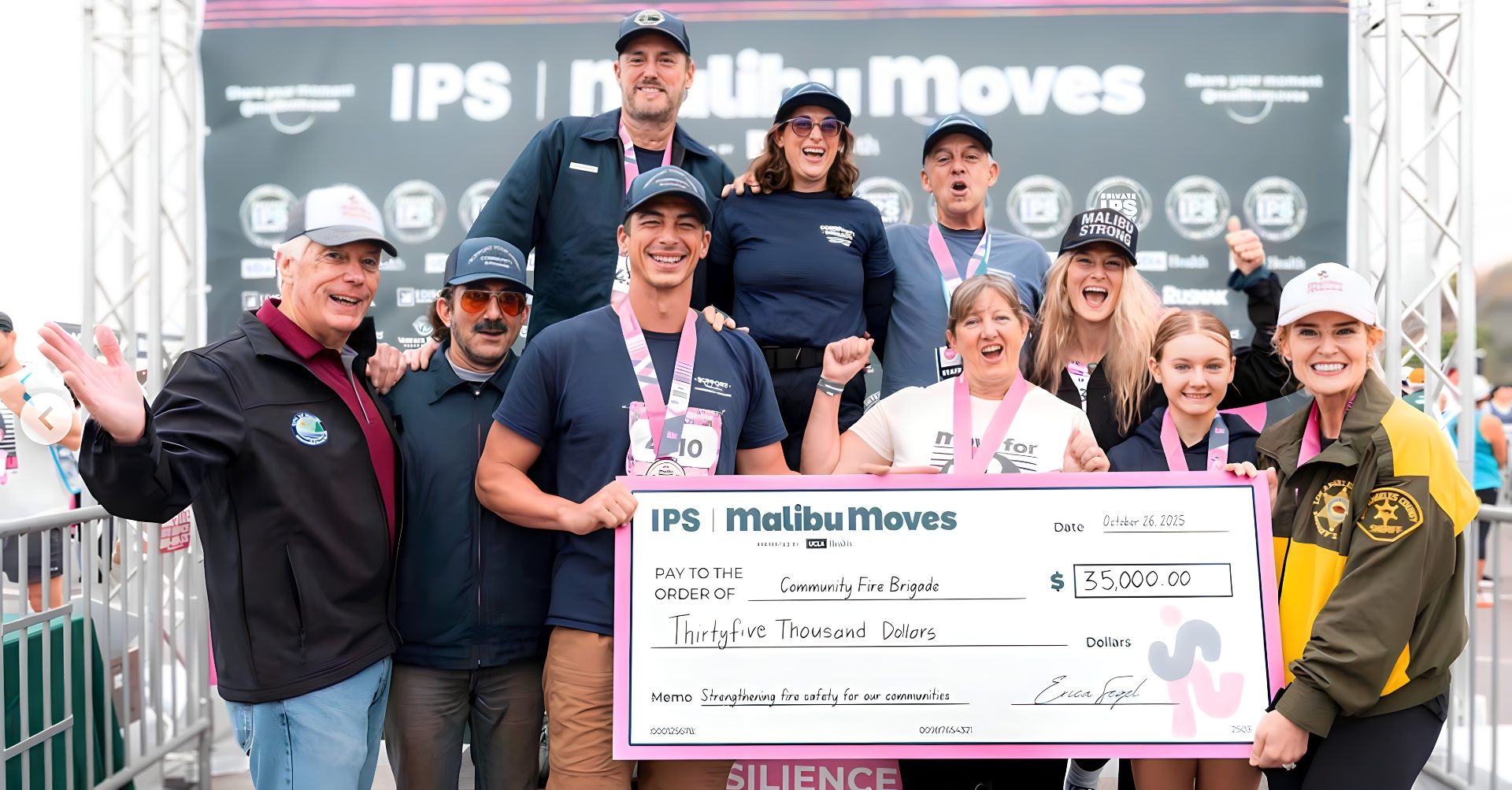 Malibu Moves — $35,000 for the Community Fire Brigade