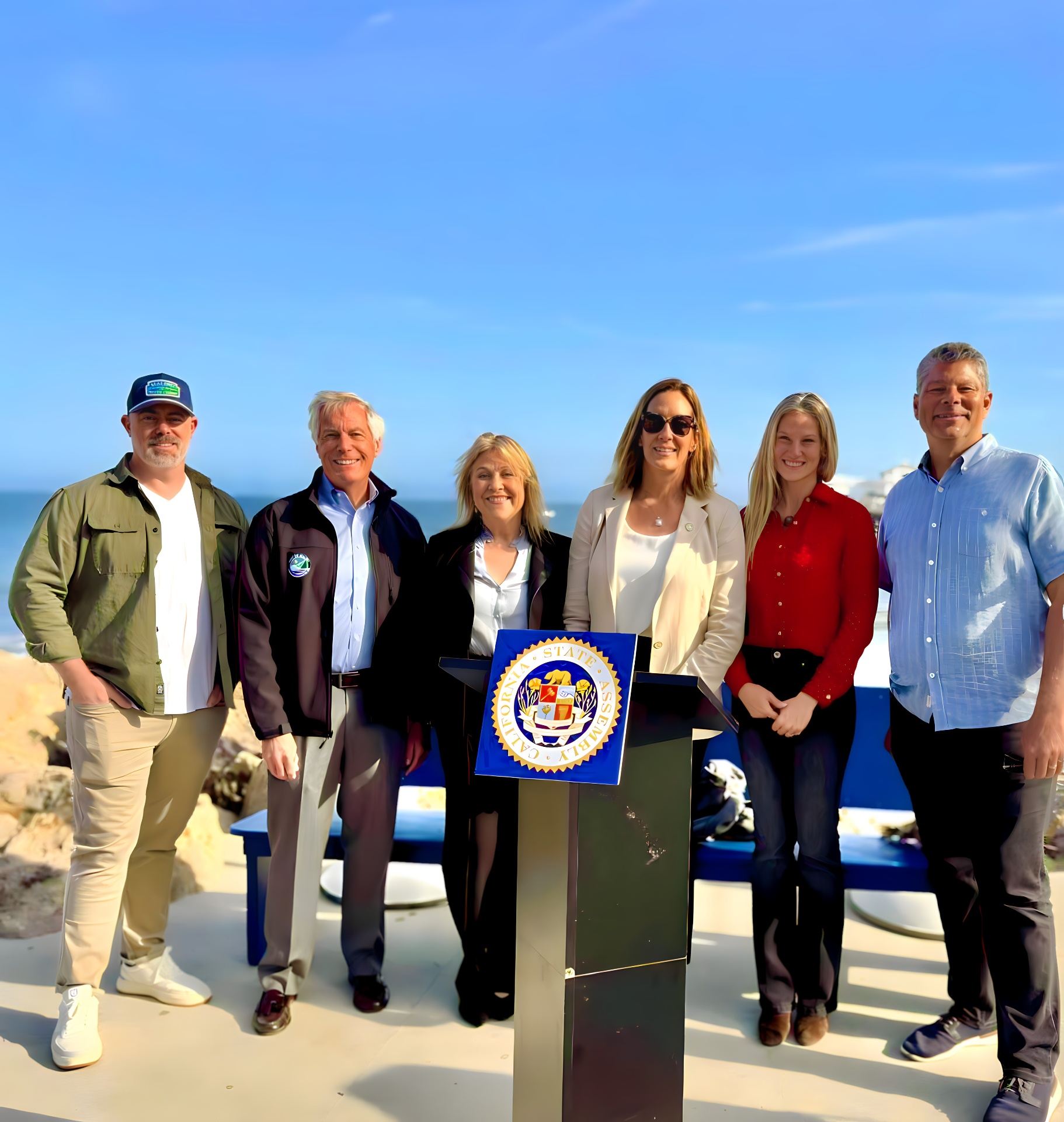 Malibu Open for Business officials rally